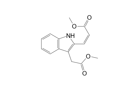 cis-Methyl 2-(2-(2-Carbomethocy)vinyl-1H-indol-3-yl)acetate