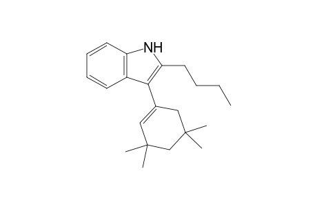 2-n-Butyl-3-(3,3,5,5-tetramethylcyclohex-1-en-1-yl)indole