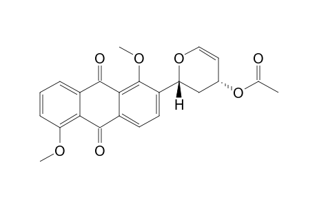 2-(4'-ACETOXY-2',3'-DIHYDRO-2'H-PYRAN-2'-YL)-1,5-DIMETHOXYANTHRAQUINONE