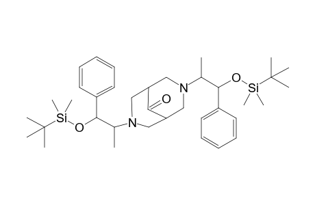 3,7-bis[2'-(t-Butyldimethylsilyloxy)-1'-methyl-2'-phenylethyl]-3,7-diazabicyclo[3.3.1]nonan-9-one