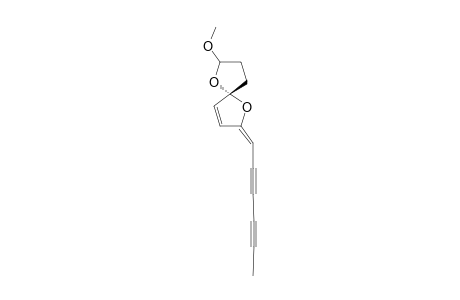 2-[(E)-2,4-HEXADIYNYLIDENE]-7-METHOXY-1,6-DIOXASPIRO-[4.4]-NON-3-ENE;FLOSCULIN_B