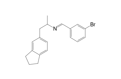 1-(3-Bromophenyl)-N-[1-(2,3-dihydro-1H-inden-5-yl)propan-2-yl]methanimine