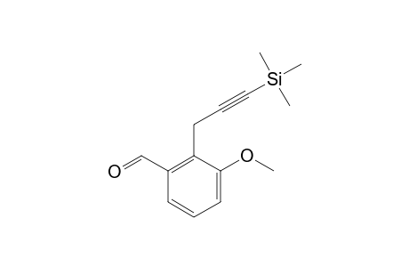 3-methoxy-2-(3-trimethylsilylprop-2-ynyl)benzaldehyde