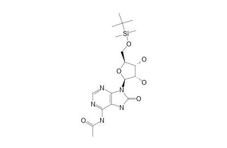 6-N-ACETYL-5'-O-TERT.-BUTYLDIMETHYLSILYL-8-OXOADENOSINE