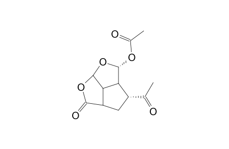 6.alpha.-Acetoxy-8.alpha.-acetyl-2-oxo-3,5-dioxatricyclo[5.2.1.0(4,10)]decane
