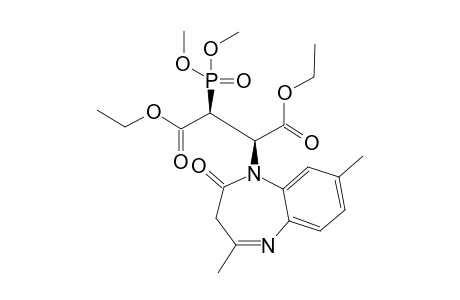 (2S,3R)-2-(Dimethoxy-phosphoryl)-3-(4,8-dimethyl-2-oxo-2,3-dihydro-benzo[b][1,4]diazepin-1-yl)-succinic acid diethyl ester