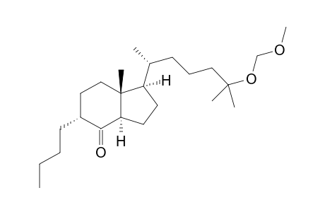 (1R,3aR,5R,7aR)-5-butyl-1-[(1R)-5-(methoxymethoxy)-1,5-dimethyl-hexyl]-7a-methyl-2,3,3a,5,6,7-hexahydro-1H-inden-4-one