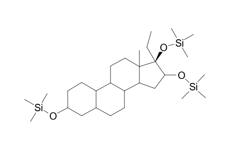 19-Nor-pregnane-3,16,17-triol - tris(trimethylsilyl) derivative