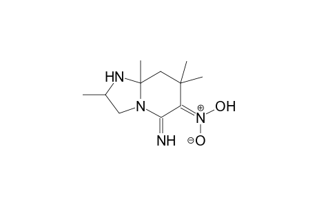 1,5-Diaza-2-imino-4,4,6,8-tetramethyl-3-aci-nitrobicyclo[4.3.0]nonane