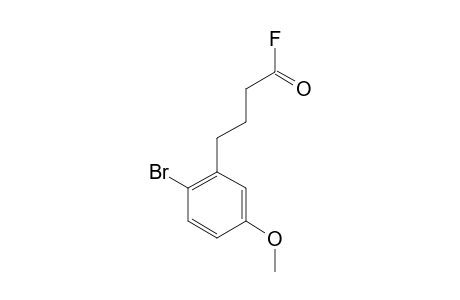 (E)-4-(2-BROMO-5-METHOXYPHENYL)-BUTANOIC-ACID-FLUORIDE