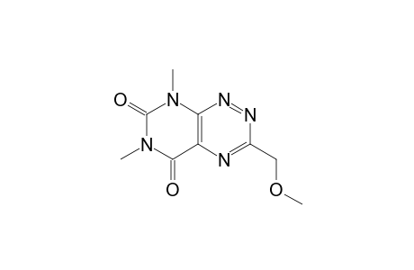 Pyrimido[5,4-e]-1,2,4-triazine-5,7(6H,8H)-dione,3-(methoxymethyl)-6,8-dimethyl-