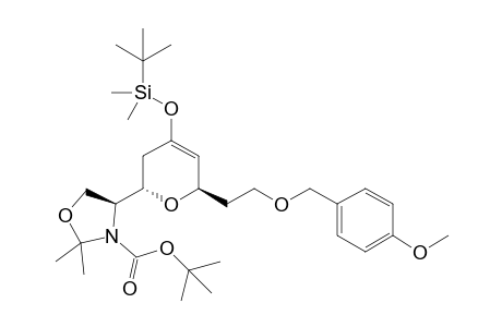 (S)-tert-Butyl 4-((2S,6R)-4-(tert-butyldimethylsilyloxy)-6-(2-(4-methoxybenzyloxy)ethyl)-3,6-dihydro-2H-pyran-2-yl)-2,2-dimethyloxazolidine-3-carboxylate