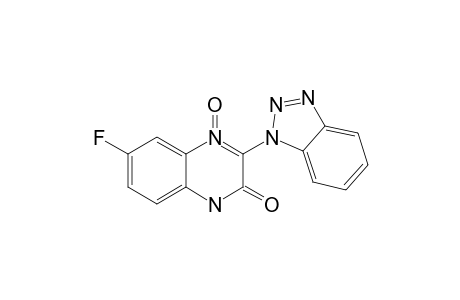 3-(1H-Benzotriazol-1-yl)-6-fluoroquinoxalin-2(1H)-one 4-Oxide