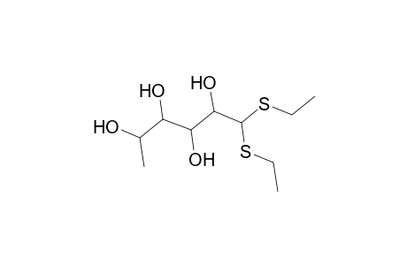 L-Mannose, 6-deoxy-, diethyl mercaptal