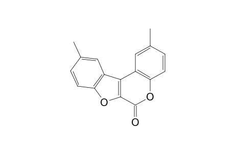 3-(6-hydroxy-m-tolyl)-5-methyl-2-benzofurancarboxylic acid, delta-lactone