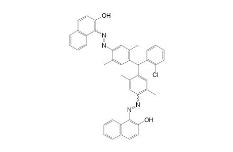 2-Naphthalenol, 1,1'-[[(2-chlorophenyl)methylene]bis[(2,5-dimethyl-4,1-phenylene)azo]]bis-