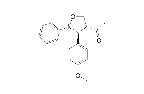 (3R*,4S*)-4-ACETYL-3-(PARA-ANISYL)-2-PHENYL-ISOXAZOLIDINE