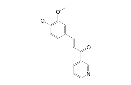 (2E)-3-(4-HYDROXY-3-METHOXYPHENYL)-1-(PYRIDIN-3-YL)-PROP-2-EN-1-ONE