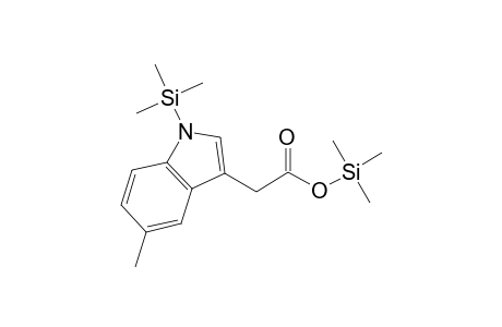 1H-Indole-3-acetic acid, 5-methyl-1-(trimethylsilyl)-, trimethylsilyl ester