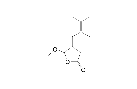 2(3H)-Furanone, 4,5-dihydro-5-methoxy-4-(2,3-dimethyl-2-buten-4-yl)-
