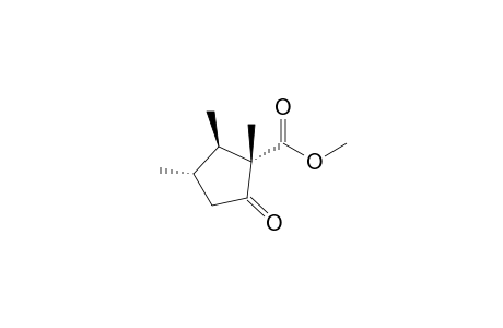 (1S,2R,3S)-1,2,3-trimethyl-5-oxo-1-cyclopentanecarboxylic acid methyl ester