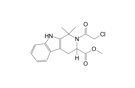 methyl (3S)-2-(chloroacetyl)-1,1-dimethyl-2,3,4,9-tetrahydro-1H-beta-carboline-3-carboxylate
