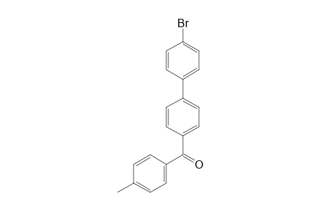 4'-Bromo-[1,1 '-biphenyl]-4-yl p-methylphenyl methanone