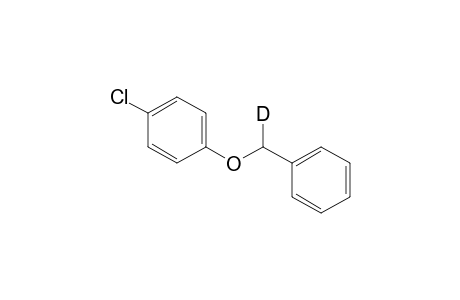 .alpha.-Deuteriobenzyl 4-chlorophenyl ether