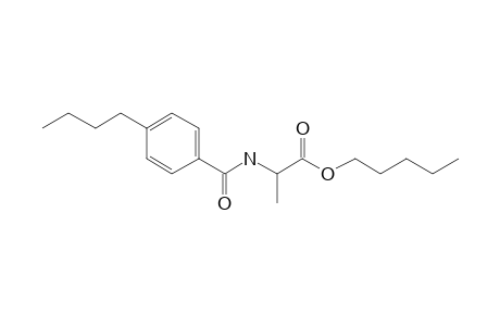 L-Alanine, N-(4-butylbenzoyl)-, pentyl ester