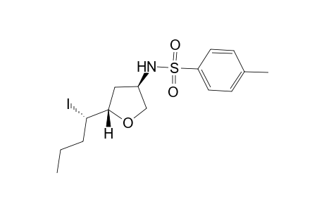 (1'S,2SR,4RS)-2-(1-Iodobutan-1-yl)-4-(4-tolylsulfonylamino)tetrahydrofuran