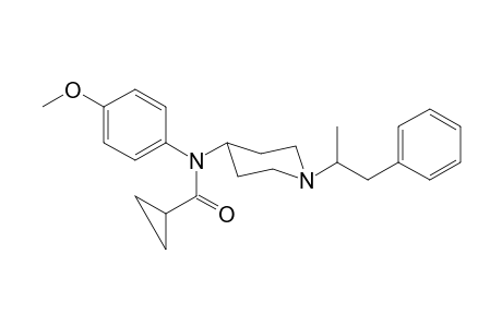 N-4-Methoxyphenyl-N-[1-(1-phenylpropan-2-yl)piperidin-4-yl]cyclopropanecarboxamide