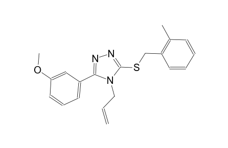 4-allyl-3-(3-methoxyphenyl)-5-[(2-methylbenzyl)sulfanyl]-4H-1,2,4-triazole