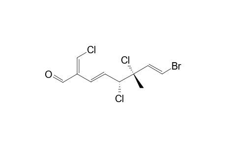 (3E,7E)-8-BROMO-(2E)-CHLOROMETHYLENE-(5R*,6R*)-DICHLORO-6-METHYLOCTADIEN-1-AL