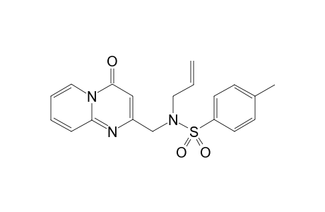 N-Allyl-4-methyl-N-{(4-oxo-4H-pyrido[1,2-a]pyrimidin-2-yl)methyl}benzenesulfonamide