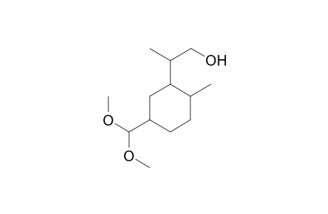5-(Dimethoxymethyl)-2-methyl-1-[1-(hydroxymethyl)ethyl]cyclohexane