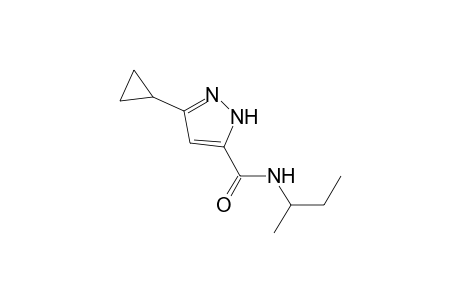 1H-Pyrazole-5-carboxamide, 3-cyclopropyl-N-(1-methylpropyl)-