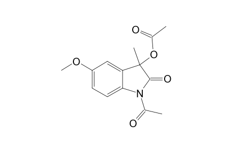 3-ACETOXY-1-ACETYL-5-METHOXY-3-METHYLINDOLIN-2-ONE