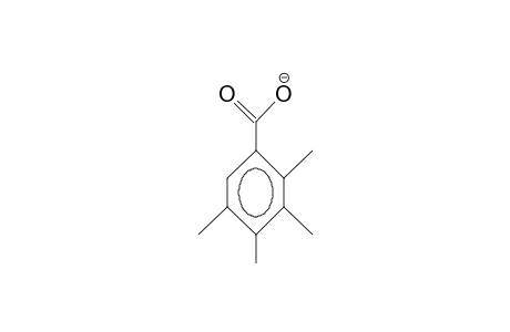 2,3,4,5-Tetramethyl-benzoate anion