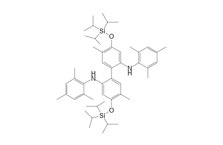 5,5'-dimethyl-N2,N2'-bis(2,4,6-trimethylphenyl)-4,4'-bis({[tris(propan-2-yl)silyl]oxy})-[1,1'-biphenyl]-2,2'-diamine