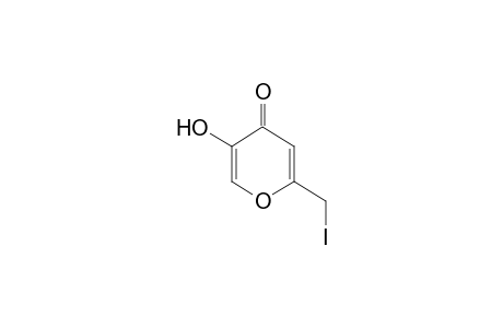 4H-Pyran-4-one, 5-hydroxy-2-(iodomethyl)-