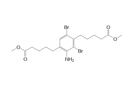 methyl 5-[2-amino-3,5-dibromo-4-(5-methoxy-5-oxopentyl)phenyl]pentanoate