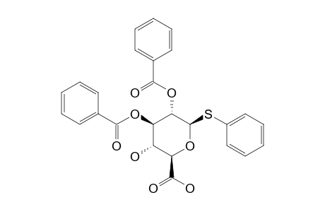 PHENYL-2,3-DI-O-BENZOYL-1-THIO-BETA-D-GLUCOPYRANOSIDURONIC-ACID