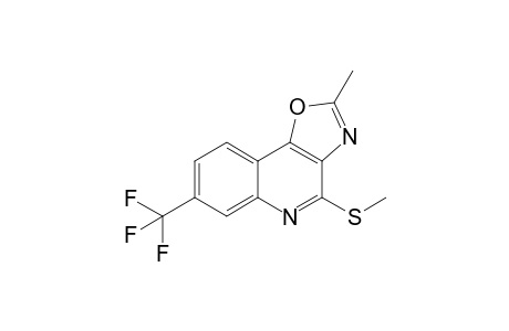 2-Methyl-4-methylsulfanyl-7-trifluoromethyloxazolo[4,5-c]quinoline