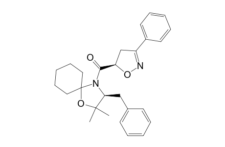 (4S)-4-Benzyl-5,5-dimethyl-2,2-pentamethylene-3-[(5R)-3-phenyl-2-isoxazoline-5-carbonyl]oxazolidine