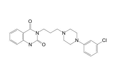 3-{3-[4-(3-Chlorophenyl)-1-piperazinyl]propyl}-2,4(1H,3H)-quinazolinedione