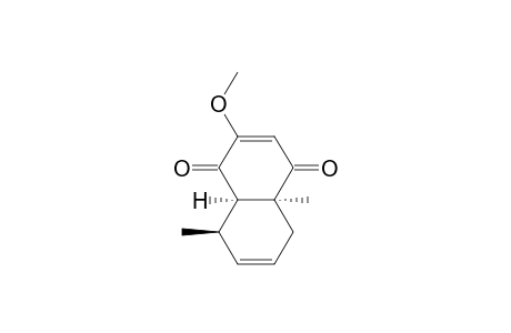 1,4-Naphthalenedione, 4a,5,8,8a-tetrahydro-2-methoxy-4a,8-dimethyl-, (4a.alpha.,8.beta.,8a.alpha.)-