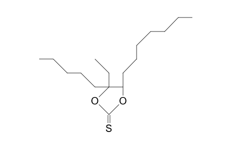 cis-4-Pentyl-4-ethyl-5-heptyl-1,3-dioxolane-2-thione
