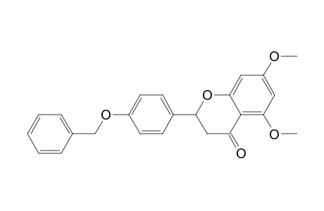4H-1-Benzopyran-4-one, 2,3-dihydro-5,7-dimethoxy-2-[4-(phenylmethoxy)phenyl]-