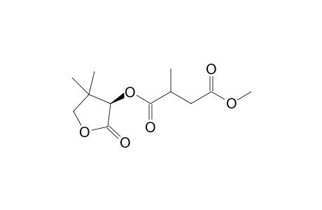4-Methyl 1-((R)4,4-dimethyl-2-oxo-tetrahydrofuran-3-yl)-2-methylsuccinate