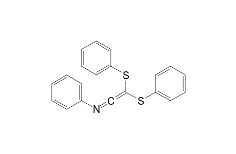 N-Phenyl-bis(benzenesulfanyl)ketenimine